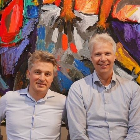 Foto van het team Bresson van Kempen Bedrijfshuisvesting v.l.n.r. Hampy Bresson, Rene van Kempen en Frans Huijbregts